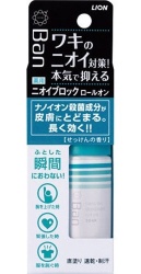  Ban smell LION Дезодорант-антиперспирант роликовый ионный блокирующий рост бактерий (аромат цветочного мыла), 40 мл