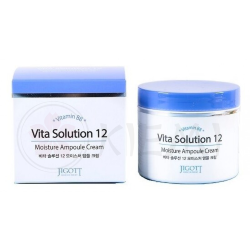 Jigott Vita Solution 12 Увлажняющий ампульный крем для лица