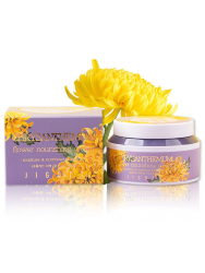 Jigott Питательный крем для лица с экстрактом хризантемы Flower Moisture Cream