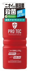 Мужское дезодорирующее жидкое мыло для тела с ментолом "PRO TEC"