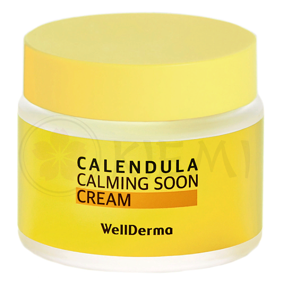 WELLDERMA Крем для лица с экстрактом календулы Calendula Calming Soon Cream