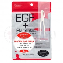 Маска с плацентой и EGF фактором JAPAN GALS Placenta + 7 шт