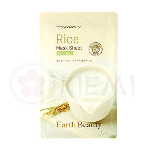 Гидрогелевая маска с экстрактом риса Earth Beauty Rice Mask Sheet