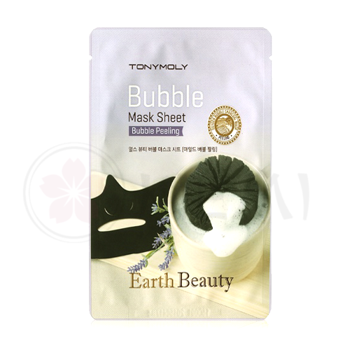 Тканевая пенная маска Earth Beauty Bubble Mask Sheet 