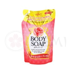 рем-мыло д/тела "Wins Body Soap Rose" с розовым маслом и богатым ароматом 
